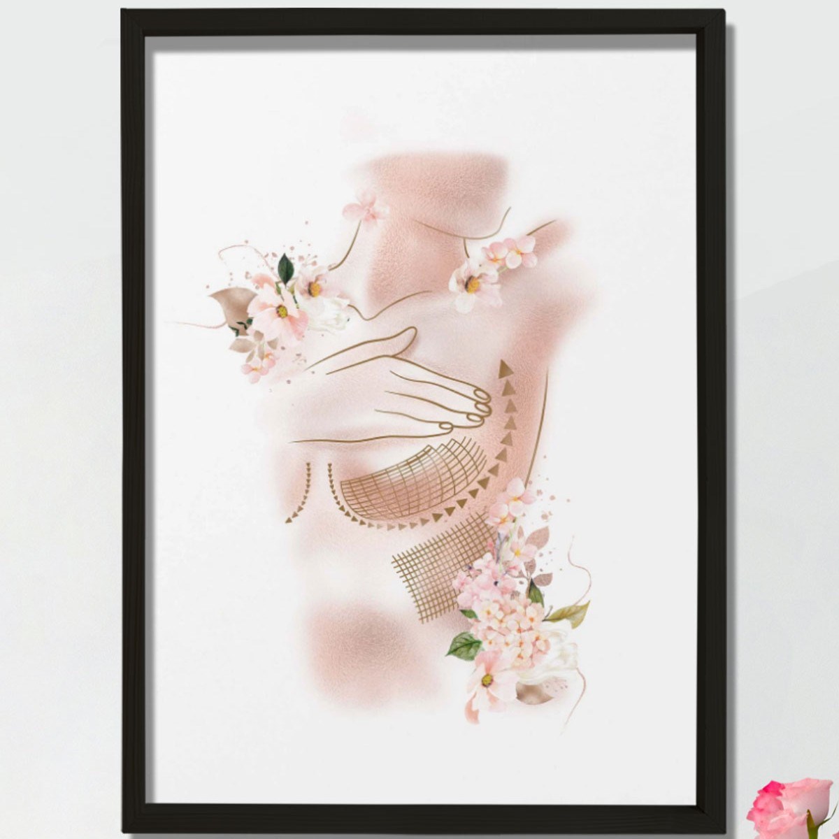 Göğüs Büyütme, Kadın Göğüs Baskısı, Plastik ve Estetik Cerrahı, Doktor Odası Duvar Tablosu