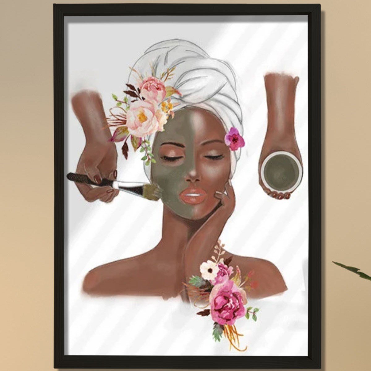 Güzellik Posteri, Yüz Bakımları, Güzellik Salonu Dekoru