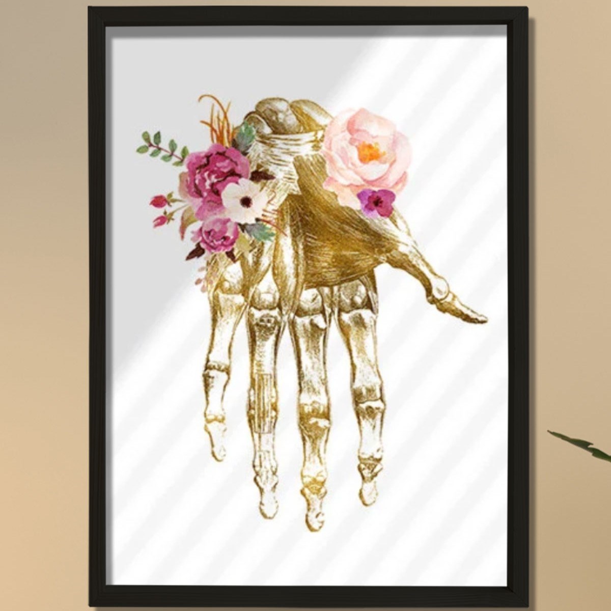 İnsan Eli, Anatomi Posteri, Ortopedik Ofis Duvar Sanatı, Fizyoterapist Ofis Dekoru