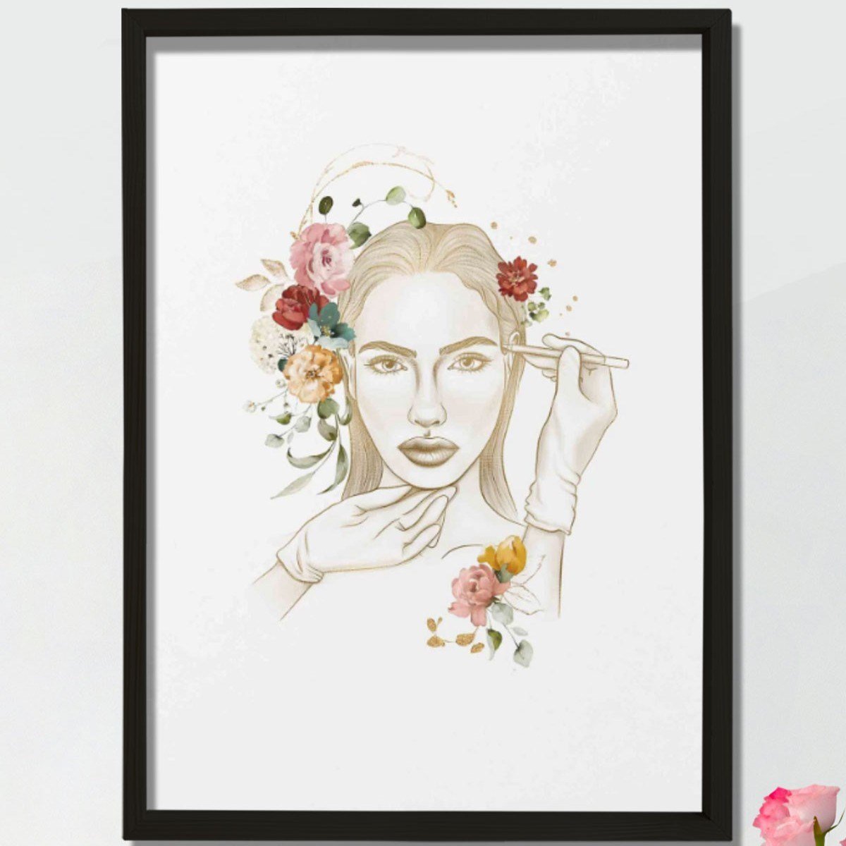 Kaş Bakımları, Microblading, Estetik Sanat, Plastik ve Estetik Cerrahı, Doktor Odası Duvar Tablosu