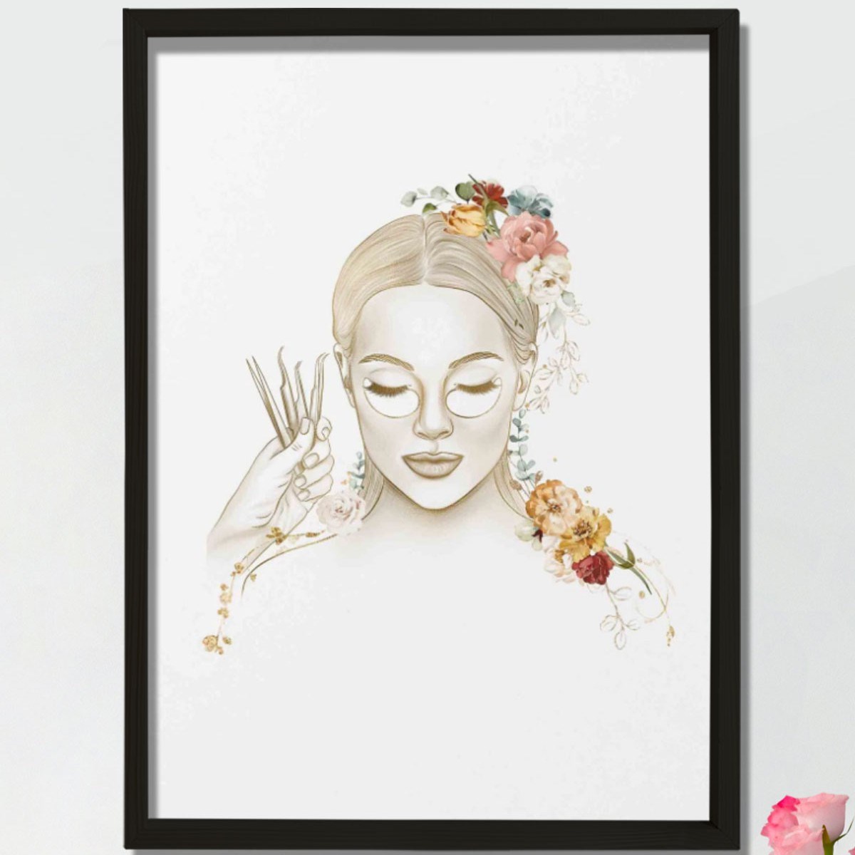 Kirpik Sanatı, Estetisyen Sanatı, Plastik ve Estetik Cerrahı, Doktor Odası Duvar Tablosu