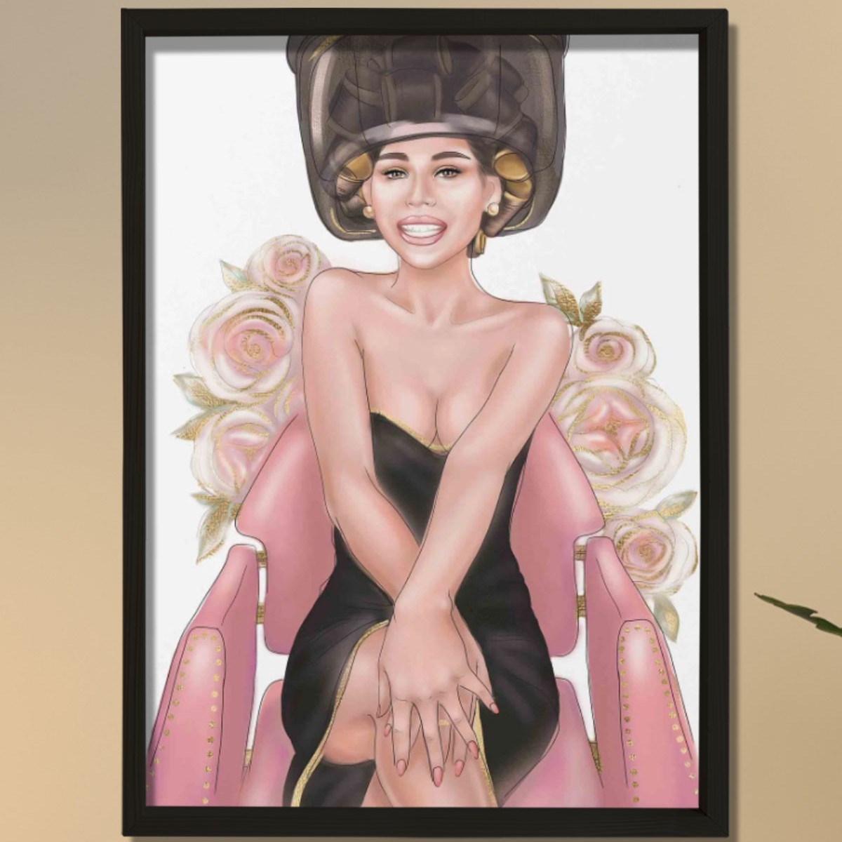 Kuaför, Saç Bakımı, Güzellik Salonu Baskısı, Plastik ve Estetik Cerrahı, Doktor Odası Duvar Tablosu