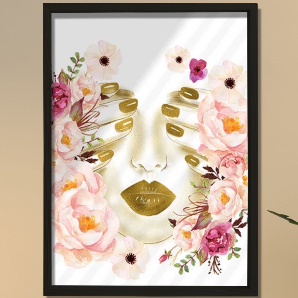 Makyaj Baskısı, Güzellik Duvar Sanatı, Güzellik Salonu Dekoru