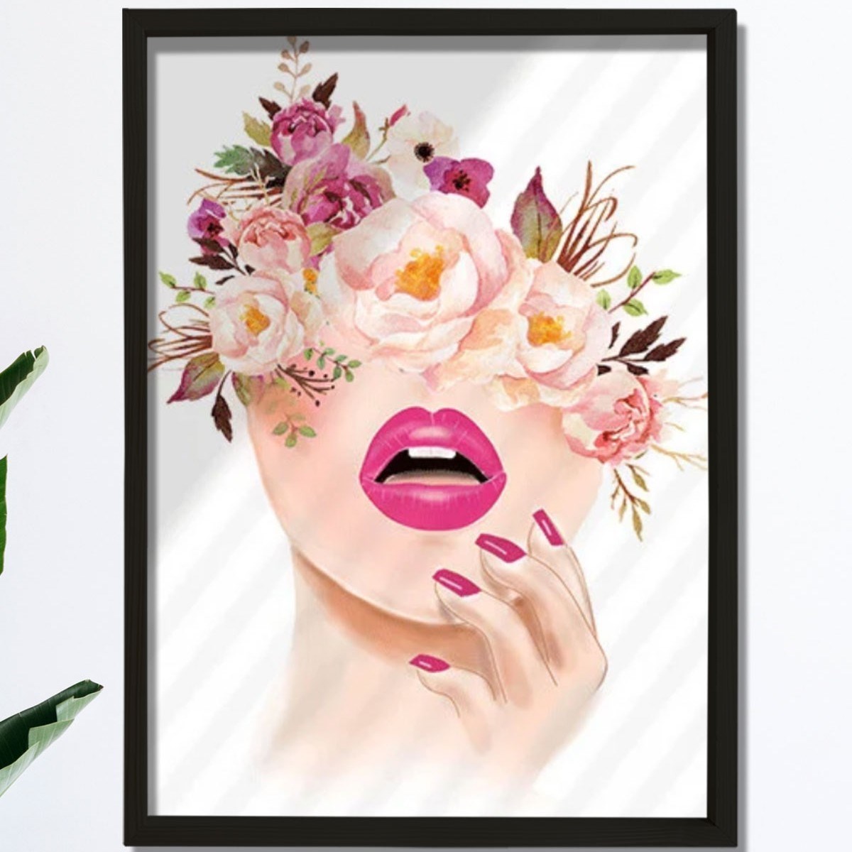 Manikür Posteri, Güzellik Salonu Dekoru