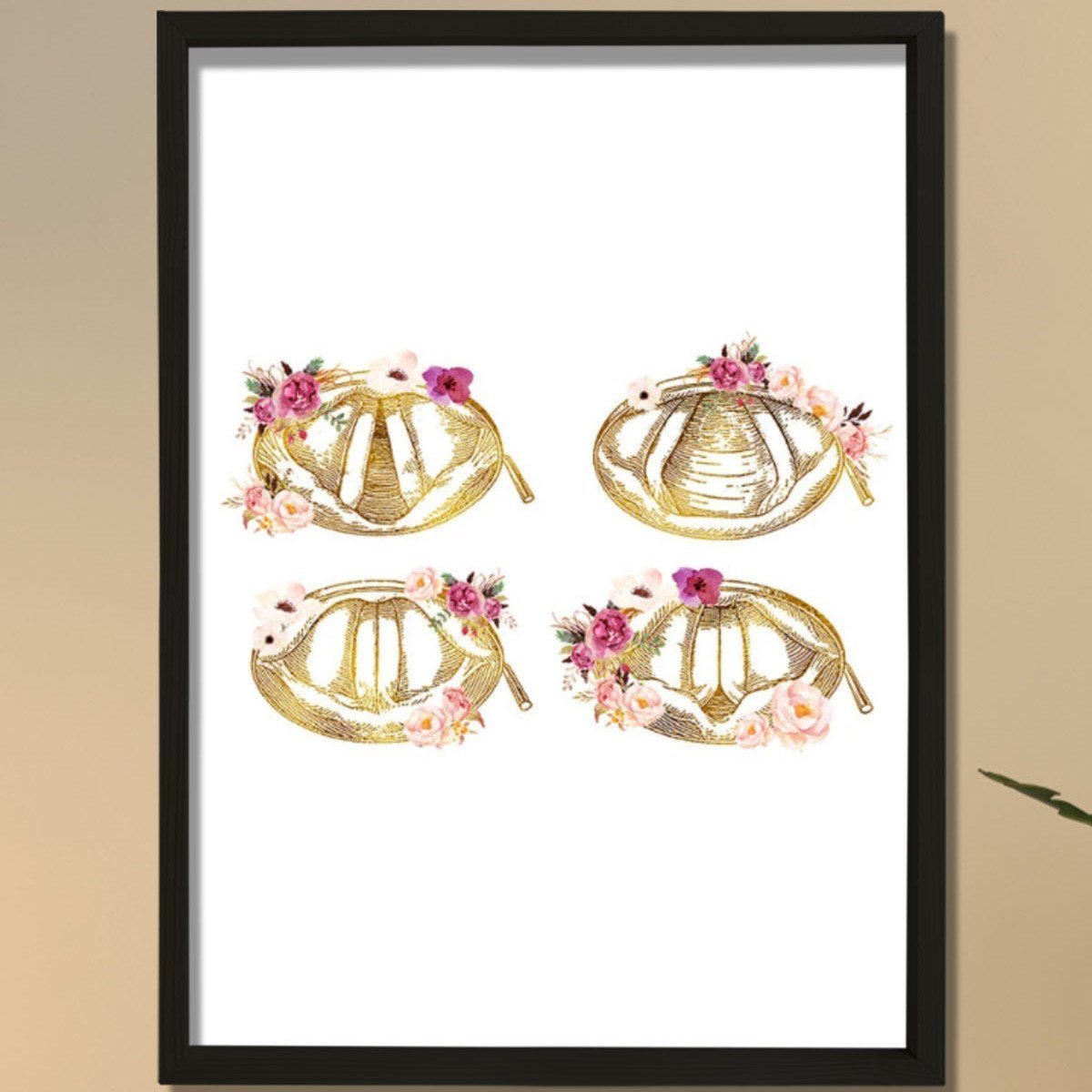 Vokal Kordlar, Anatomi Sanatı, Konuşma Terapisti Ofisi Duvar Dekoru