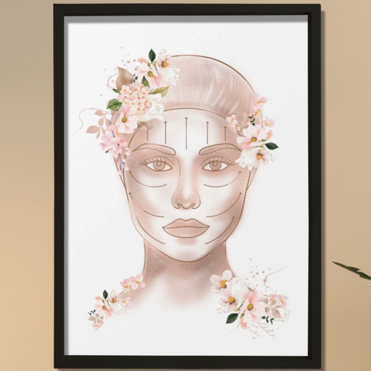 Yüz Germe, Rekonstrüktif Cerrahi, Plastik ve Estetik Cerrahı, Doktor Odası Duvar Tablosu