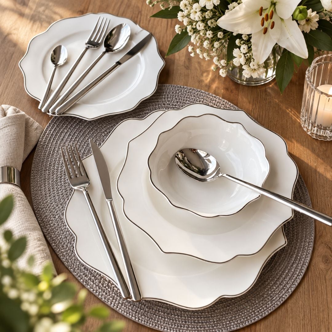6 kişilik yemek takımı