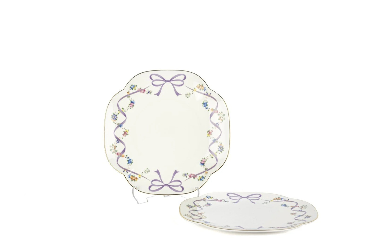  2li Romantic Charm Tatlı Tabağı 19cm
