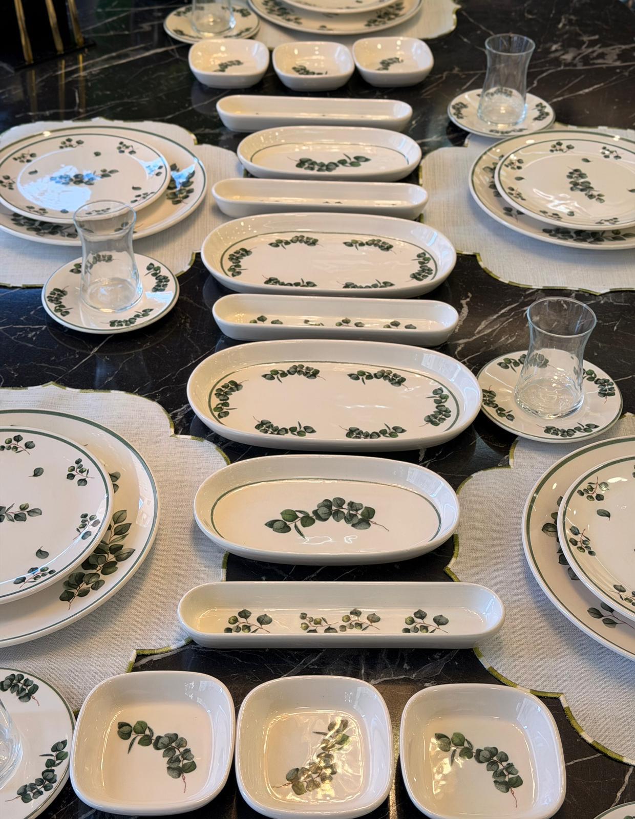 38 Parça Greenone Kahvaltı Takımı