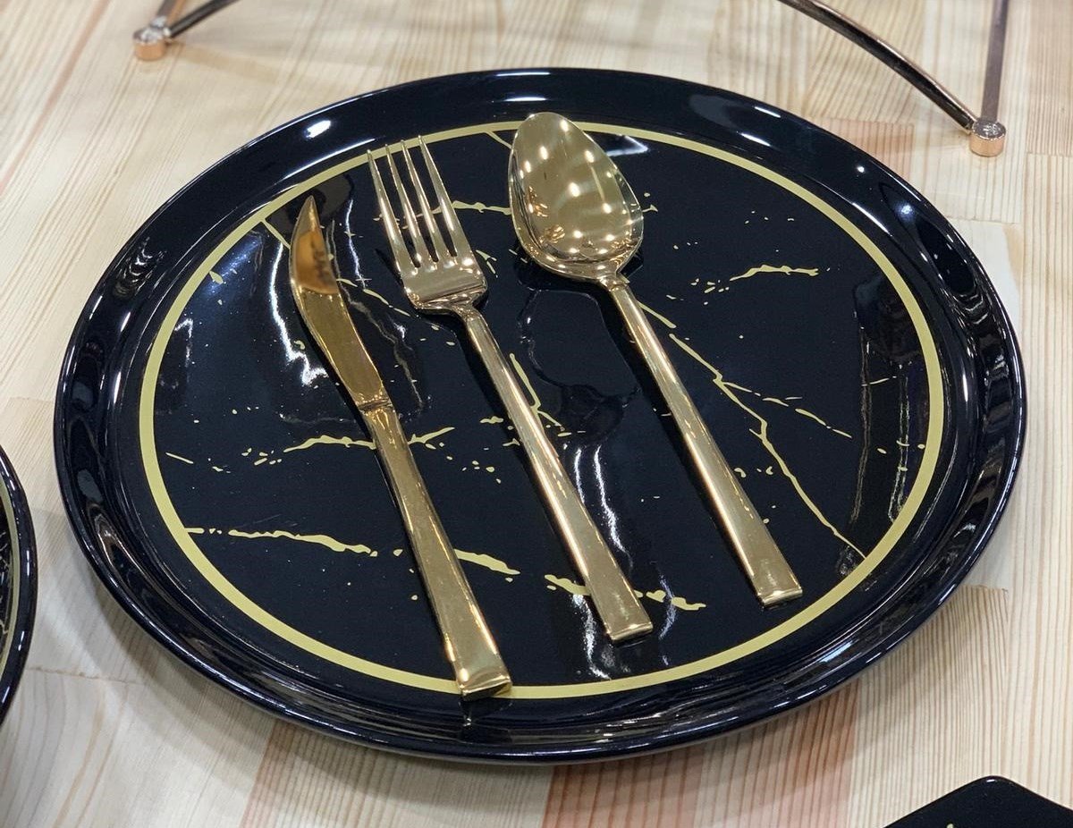 Mermer Desen Orta Servis 30 cm