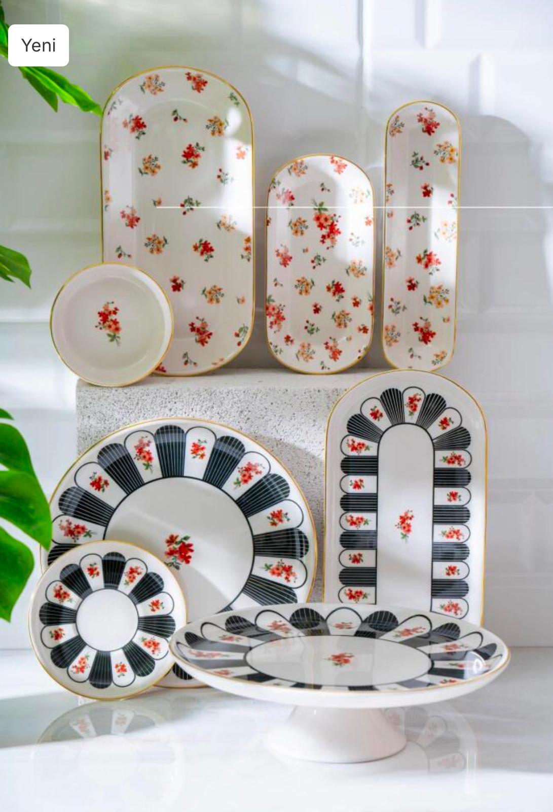 Tulip 12 Kişilik 53 Parça Kahvaltı Takımı