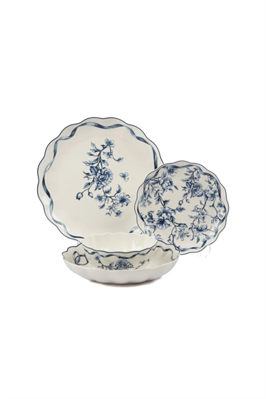  24 Parça Luna Blue Yemek Takımı