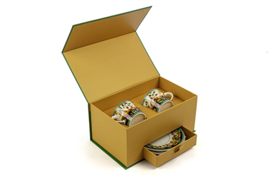  2li Capri Flora Kahve Fincan Seti 90cc