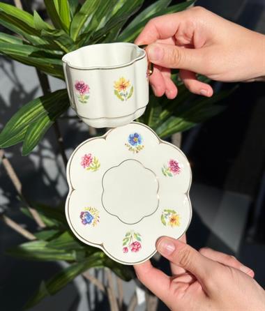  6lı Summer Kahve Fincanı Seti 90cc 