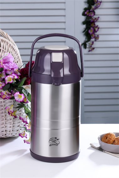  Cooker Paslanmaz Çelik Termos Mor 3.5Lt