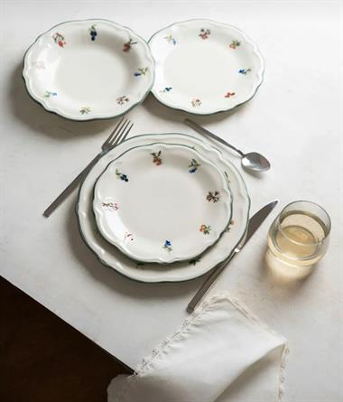  Vintage Rose Fulya 24 Parça 6 Kişilik Yemek takımı