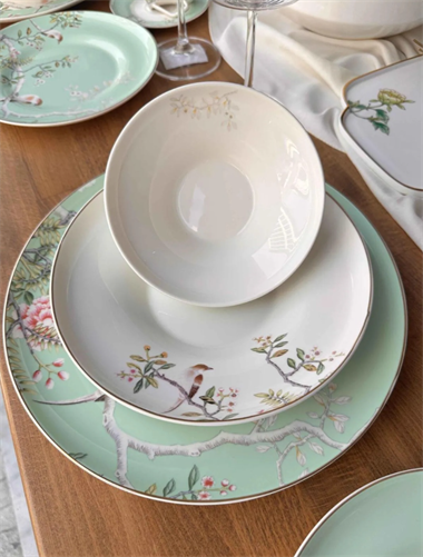  Yemek Takımı Bird Garden 24 Parça 6 Kişilik