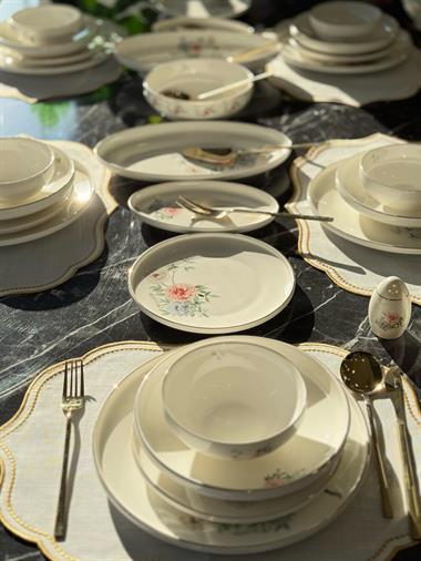 12 Kişilik 55 Parça Peta Yemek Takımı