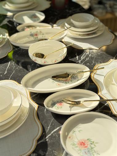 12 Kişilik 55 Parça Peta Yemek Takımı