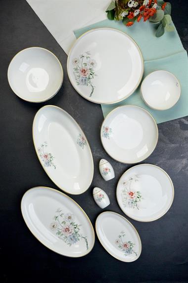 12 Kişilik 55 Parça Peta Yemek Takımı