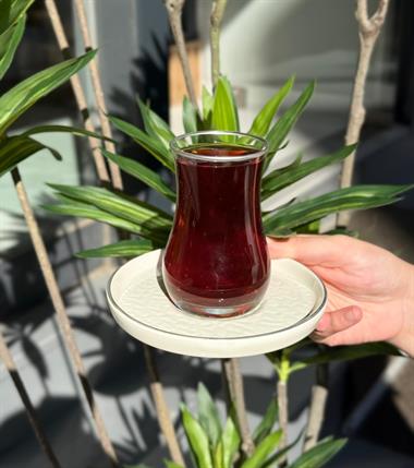 12 Parça 6 Kişilik İstinye Serisi Çay Takımı Gümüş