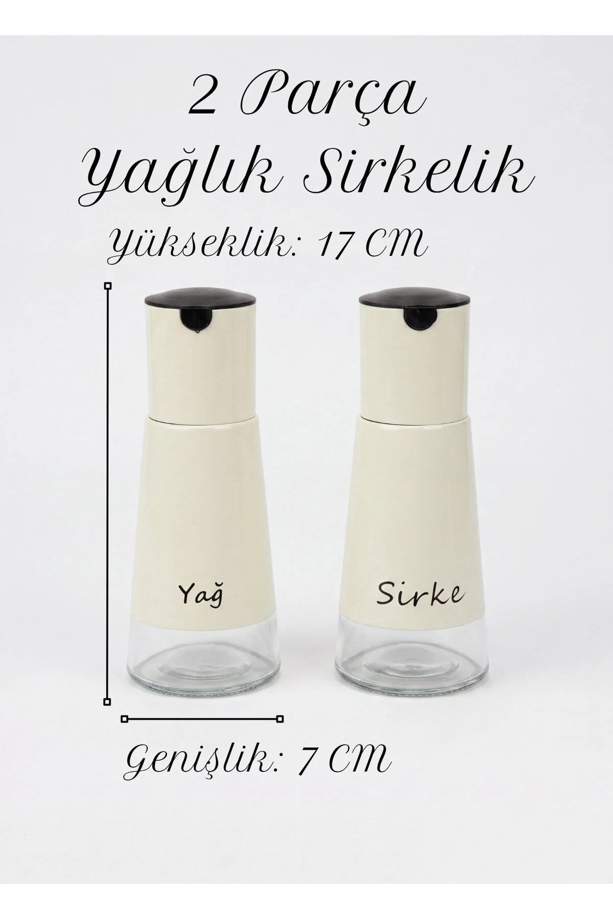 13 Parça Beyaz Baharatlık, Kavanoz ve Yağlık&Sirkelik Seti