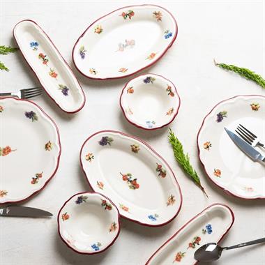 14 Parça Rustik Grace Fulya Kahvaltı Takımı