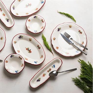 14 Parça Rustik Grace Fulya Kahvaltı Takımı