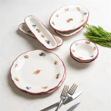 14 Parça Rustik Grace Fulya Kahvaltı Takımı