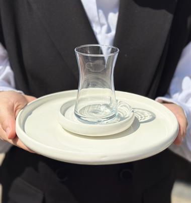 18 Parça Perla Sade Pasta Çay Saati Seti