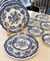 18 Parça Vintage Blue Pasta Çay Takımı Seti