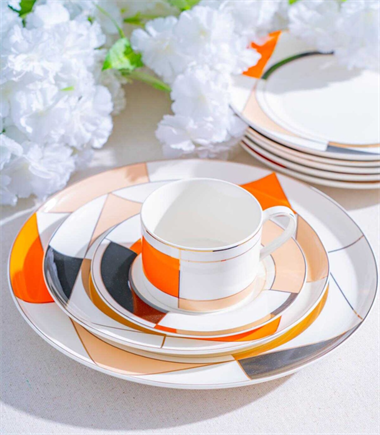 19 Parça Arieta Porselen Pasta Seti