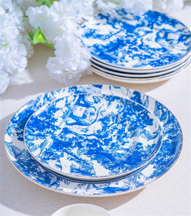 19 Parça Destinee Porselen Pasta Seti