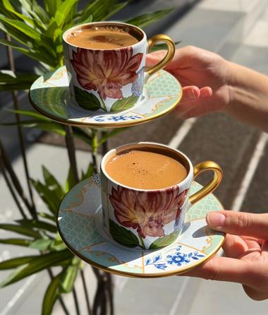 2 Kişilik Royal Flora Double Kahve Fincanı