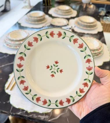 24 Parça 6 Kişilik Porselen Yemek takımı Rosalie