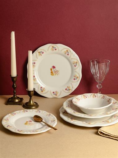 24 Parça 6 Kişilik Porselen Yemek takımı Royal Bellis Tifany 