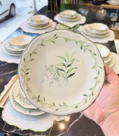24 Parça 6 Kişilik Porselen Yemek takımı Olivessa