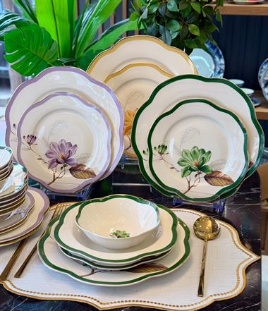 24 Parça Porselen Flora Asorti Yemek Takımı