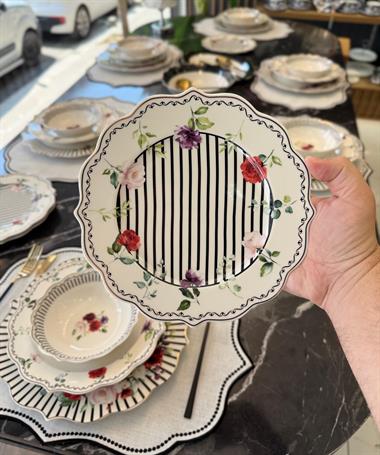 24 Parça Porselen RoseLine Yemek Takımı