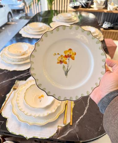 24 Parça Soft Bloom Porselen Yemek Takımı 