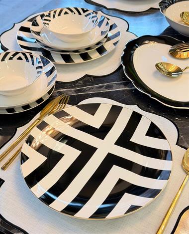 24 Parça Taj Porselen Yemek Takımı