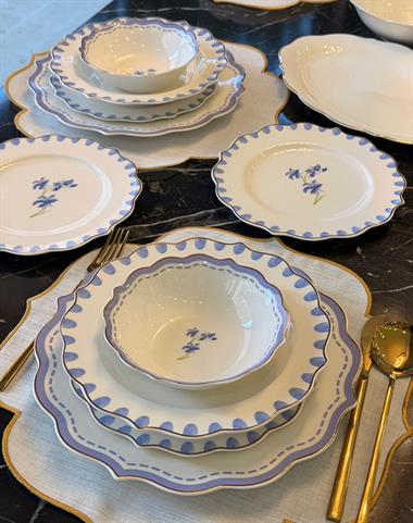 24 Parça Viarega Porselen Yemek Takımı 