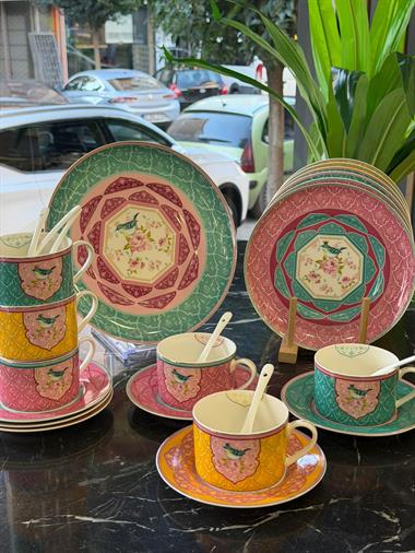 25 Parça Karnaval İkram Çay Seti