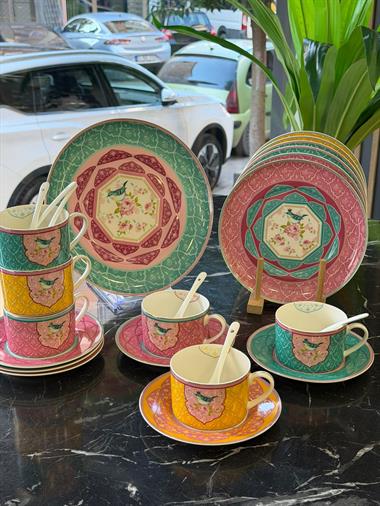 25 Parça Karnaval İkram Çay Seti