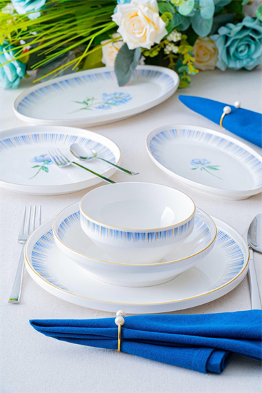 27 Parça 6 Kişilik Yemek Takımı Marcie 