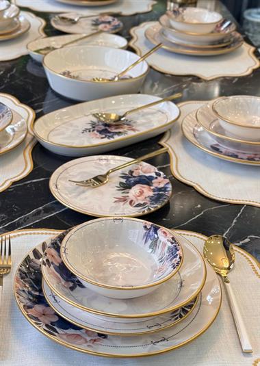 27 Parça Modern Atlas Yemek Takımı