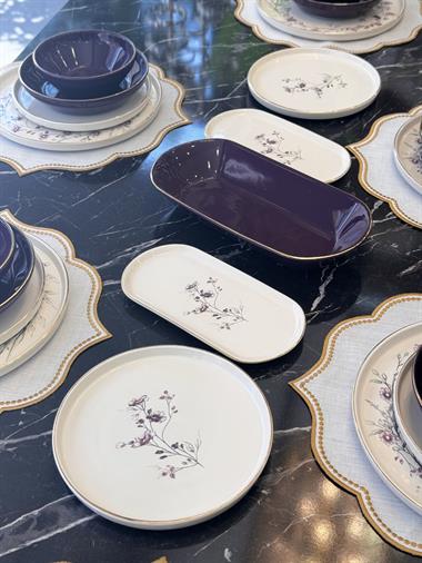 27 Parça Modern Lavander Yemek Takımı