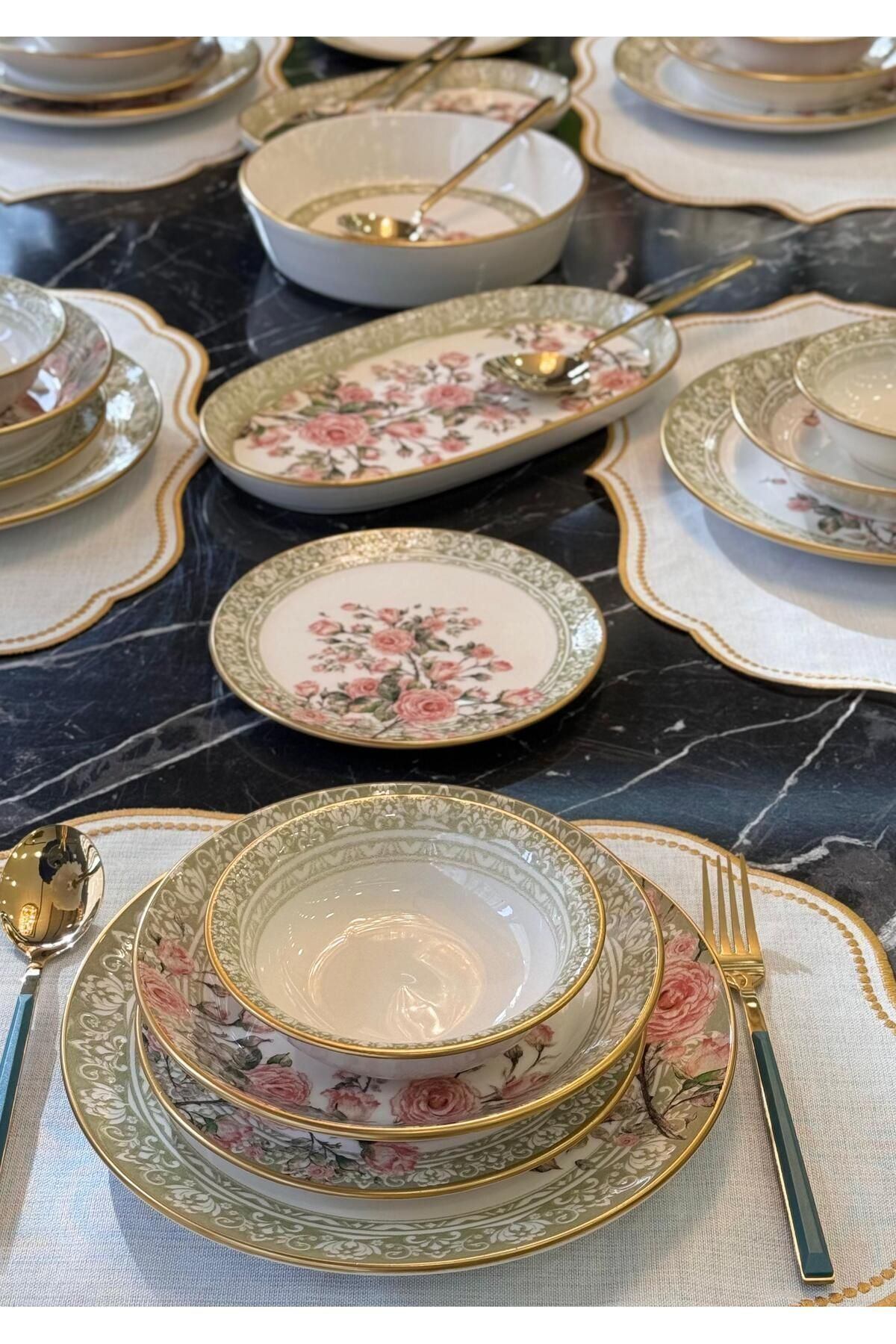 27 Parça Modern Moorn Yemek Takımı