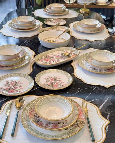 27 Parça Modern Moorn Yemek Takımı