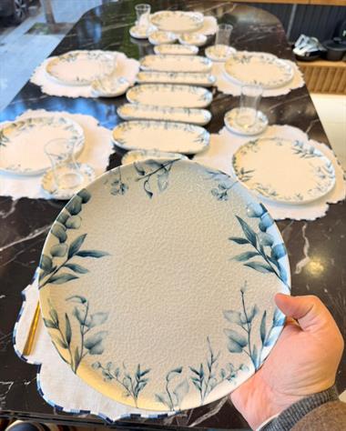 29 Parça Bluetta Porselen Kahvaltı Takımı 